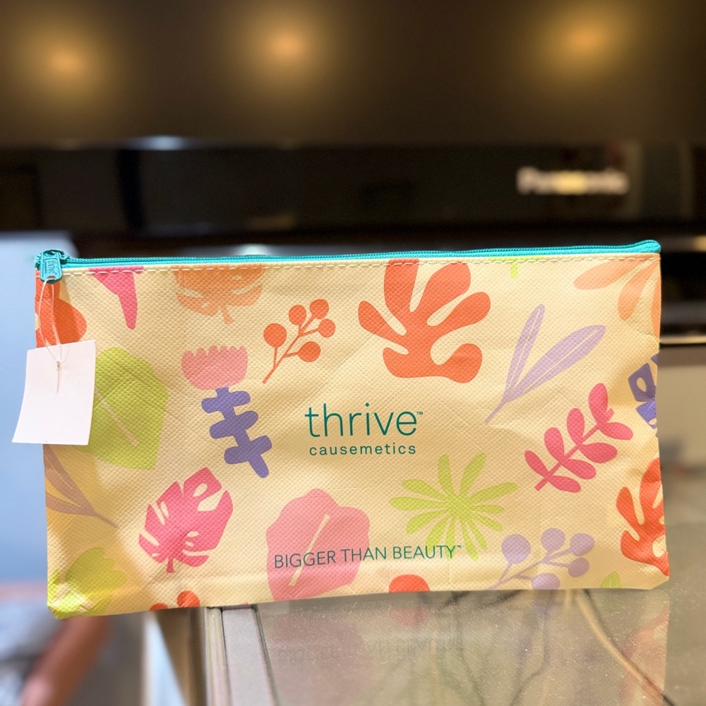Thrive Causemetics Colorful Cosmetic Bag